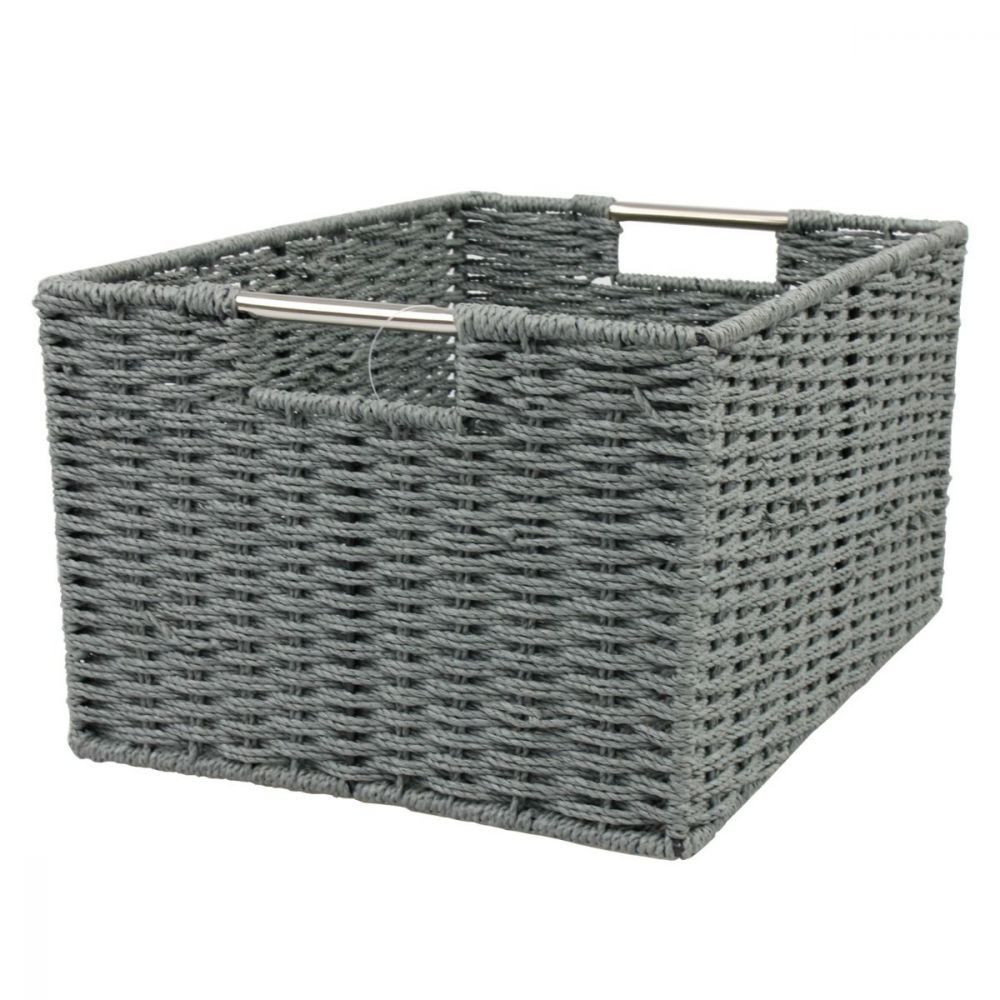 Chattel Storage Basket Grey Medium