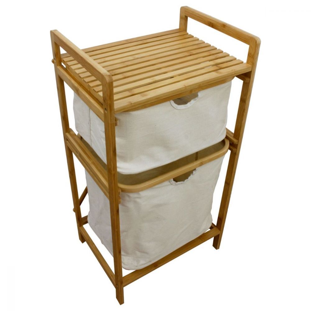 Bamboo Storage Rack With 2 Draws| Home Storage| Home Storage & Living