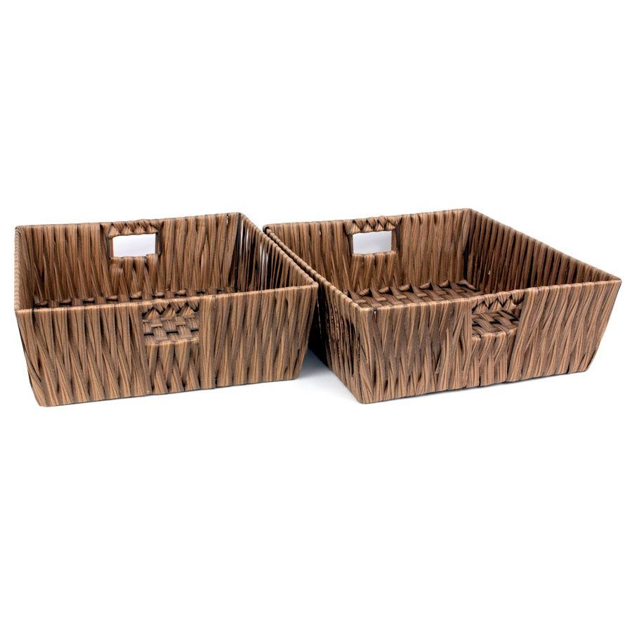 Aspen Storage Basket Brown - Set of 2 | Storage | Home Storage & Living