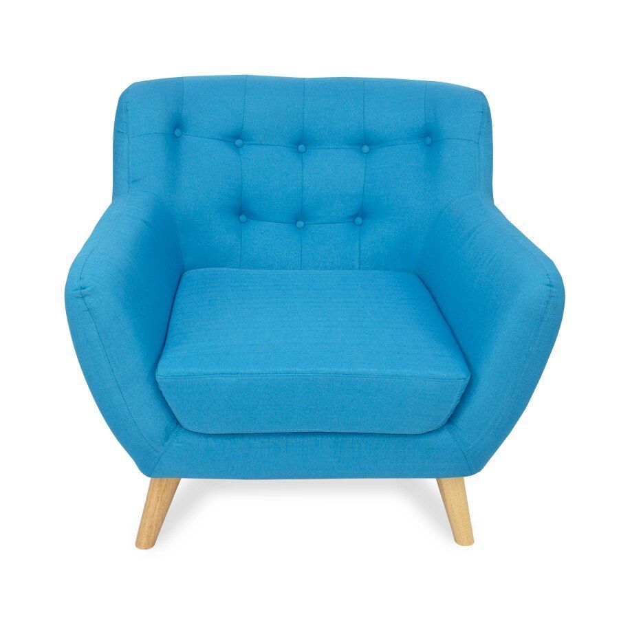 Sally 1 Seat Armchair Aqua Blue | Furniture| Home Storage & Living