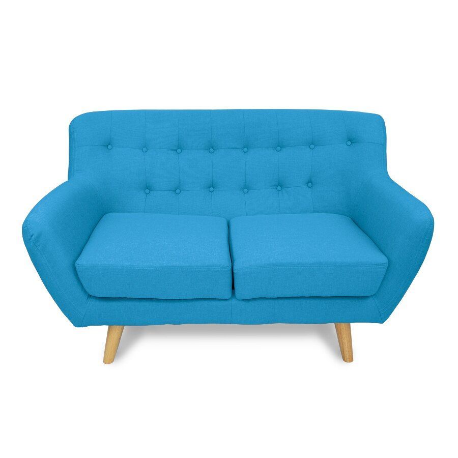 Sally 2 Seat Armchair Aqua Blue | Furniture| Home Storage & Living