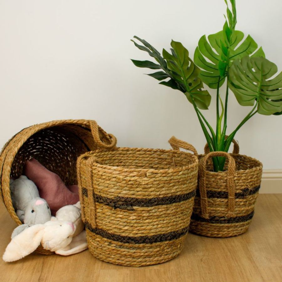 Seagrass Rope Storage Basket Natural Large | Home Storage & Living