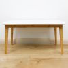 Wooden Rectangle White Table Small| Furniture| Home Storage & Living
