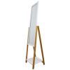 Bamboo Mirror On Stand With Shelf | Furniture | Home Storage & Living