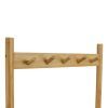 Bamboo Clothes Hanger With 2 Shelves| Bedroom Storage| Home Storage & Living