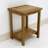 Bamboo Stool with Shelf | Furniture | Home Storage & Living