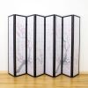 Cherry Blossom Room Divider Screen Black 8 Panel | Room Dividers & Screens | Home Storage & Living