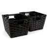 Kenu Storage Basket Black - Set of 2 | Storage | Home Storage & Living