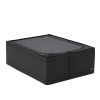 Kloset Soft Storage Chest with Zip Black 55 x 44 x 19cm | Home Storage & Living