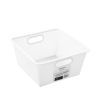 Mesh Storage Basket White 28 x 28 x 13.5cm | Storage Baskets | Home Storage & Living