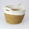 Seagrass Rope Storage Basket White Small | Home Storage & Living