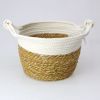 Seagrass Rope Storage Basket White Small | Home Storage & Living
