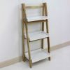 Wooden Tray Shelving Unit Fold Up 3 Tier | Furniture | Home Storage & Living